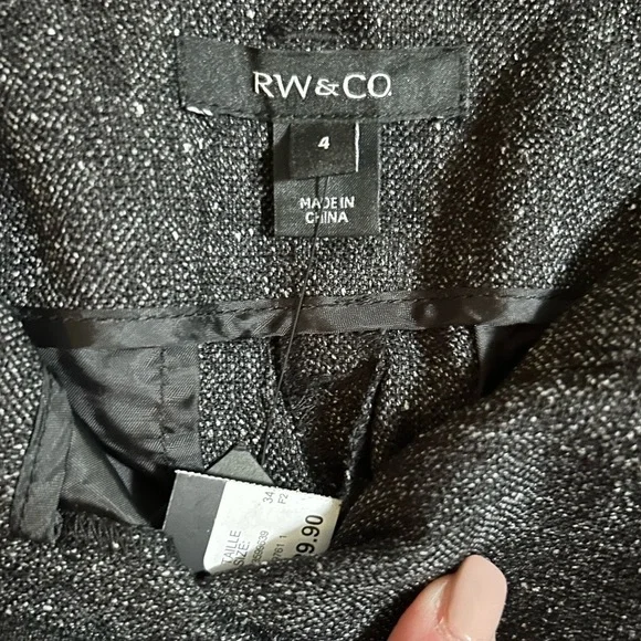 NWT - RW & CO. Ladies’ High Rise Dress Pants - Size 4 - Picture 3 of 6